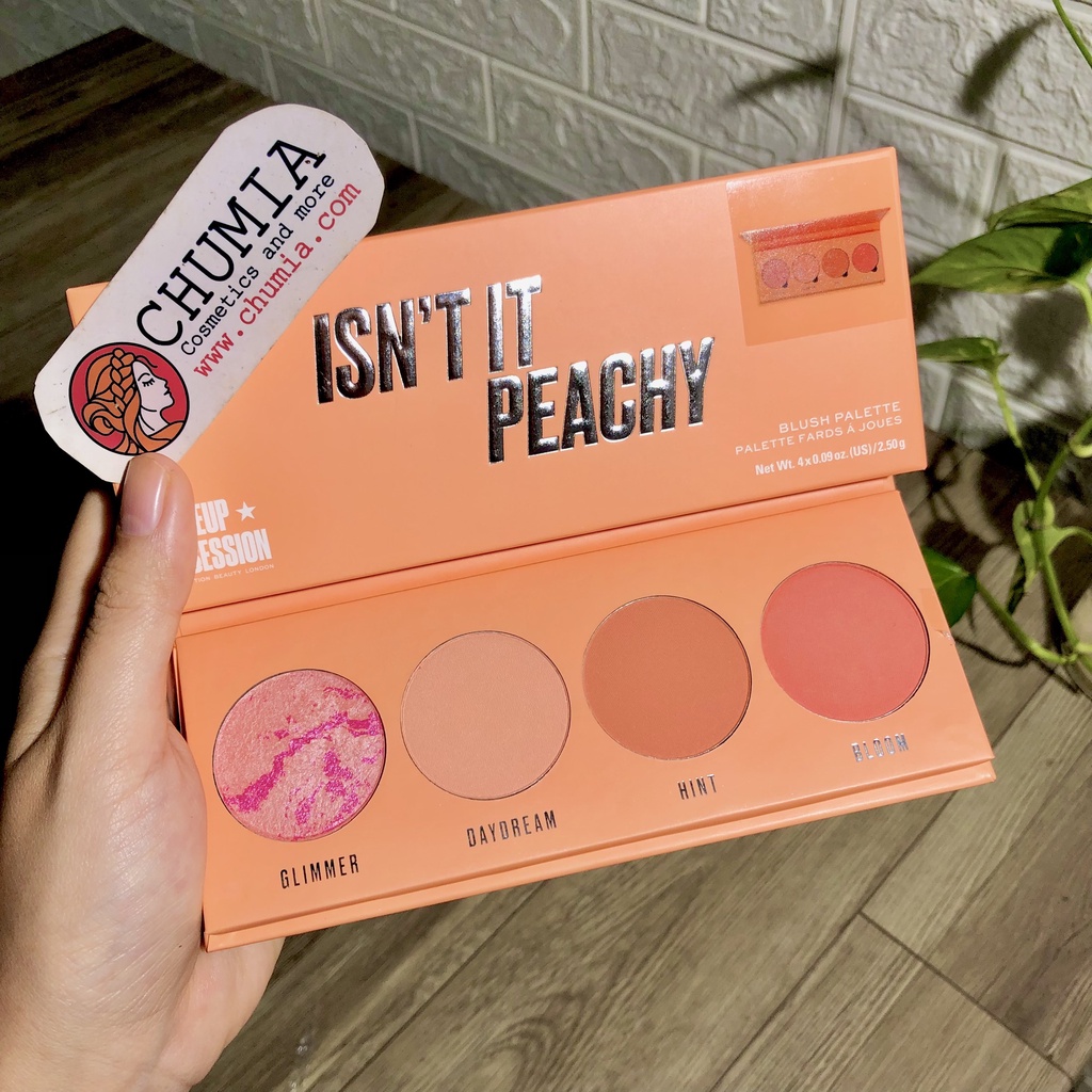 Phấn má hồng REVOLUTION Obsession - màu Isn’t it Peachy Palette - chumia