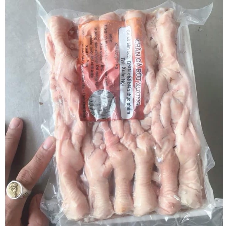 CHÂN GÀ RÚT XƯƠNG KHAY 1KG - Haidangfood