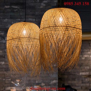 Đèn tre đèn mây tre đèn lồng tre đèn thả mây tre mã 0064