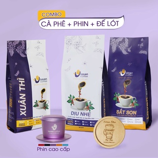 COMBO CÀ PHÊ + PHIN tặng kèm ĐẾ LÓT LY cao cấp – Laven coffee
