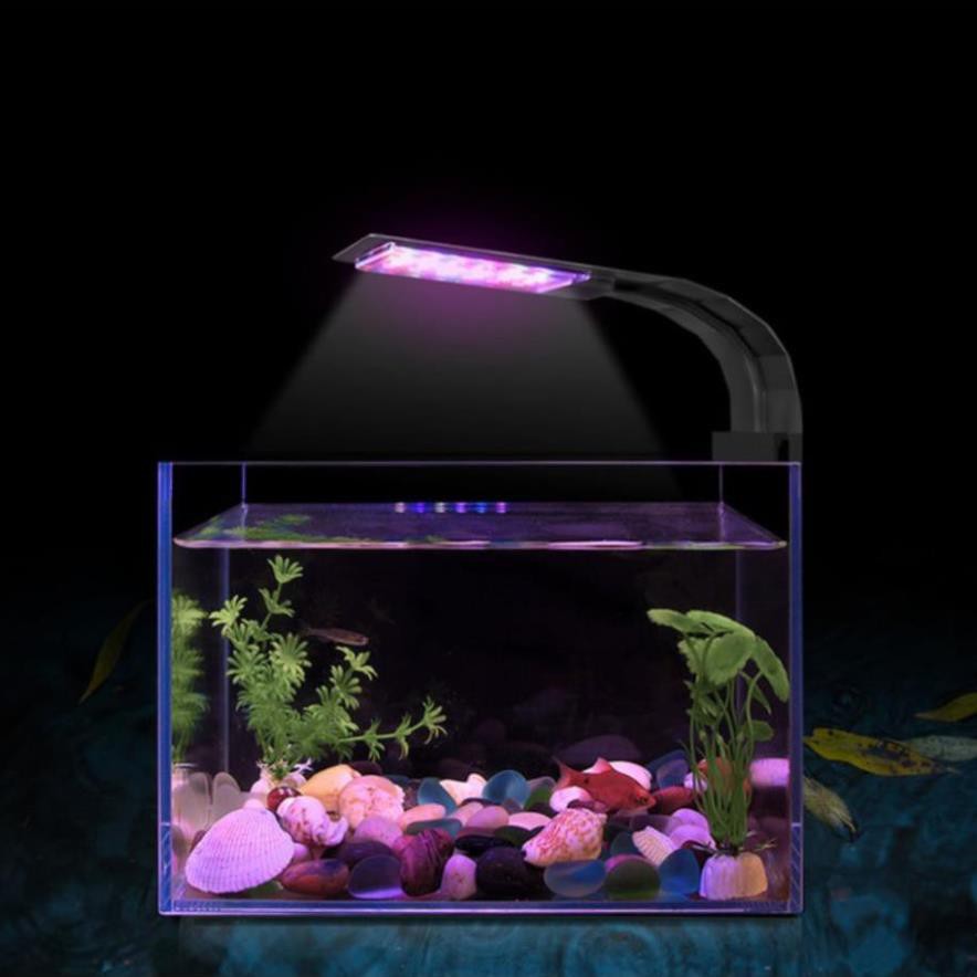 Đèn kẹp thành bể bật tắt 3 chế độ màu- Đèn thủy sinh WRGB thế hệ mới