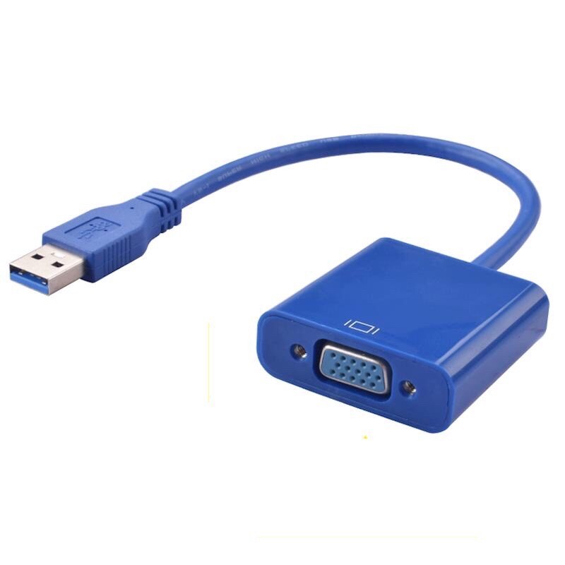 Cáp chuyển đổi USB 3.0 sang VGA USB sang HDMI - USB to VGA USB to HDMI Full HD 1080p VNET