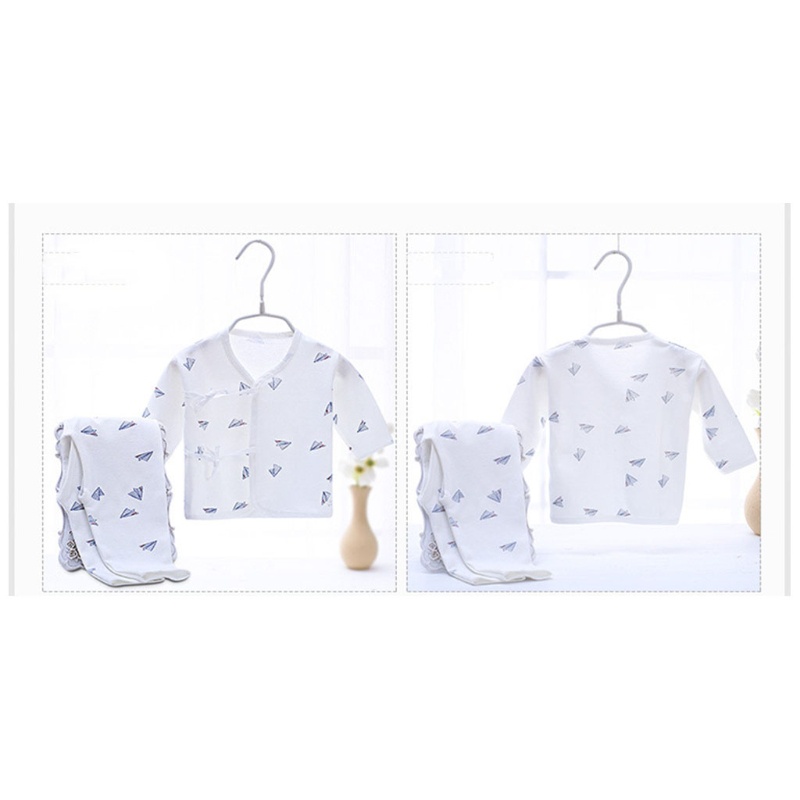 Bộ Đồ Ngủ Cotton Xinh Xắn Dành Cho Bé 0-6 Tháng Tuổi