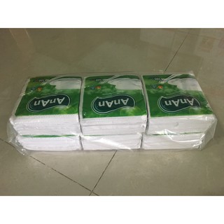 Giấy ăn vuông An An Pop-Up nguyên cây(6 bịch/ cây)