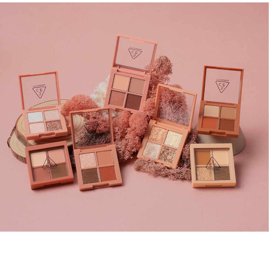 [CHÍNH HÃNG 100%] BẢNG PHẤN MẮT 4 Ô 3CE MINI MULTI EYE COLOR PALETTE | BigBuy360 - bigbuy360.vn