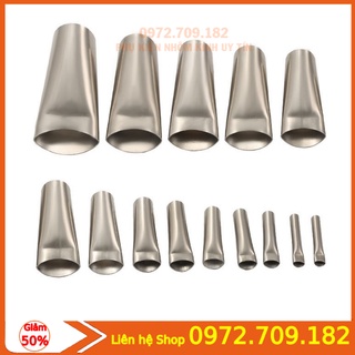 Bộ 7 đầu vòi vuốt keo bằng Inox - 𝐅𝐑𝐄𝐄 𝐒𝐇𝐈𝐏 - Bộ vòi đi keo Silicone Inox chống mài mòi