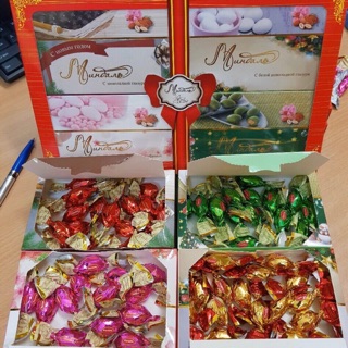 KẸO HẠNH NHÂN NGA 4 VỊ HÀNG NGA