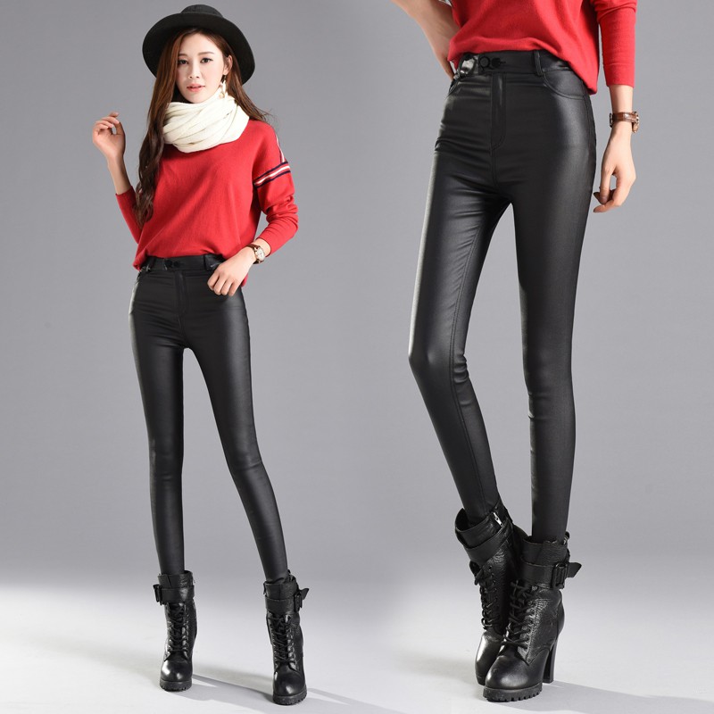 Quần legging da lưng cao xinh xắn dành cho nữ | BigBuy360 - bigbuy360.vn