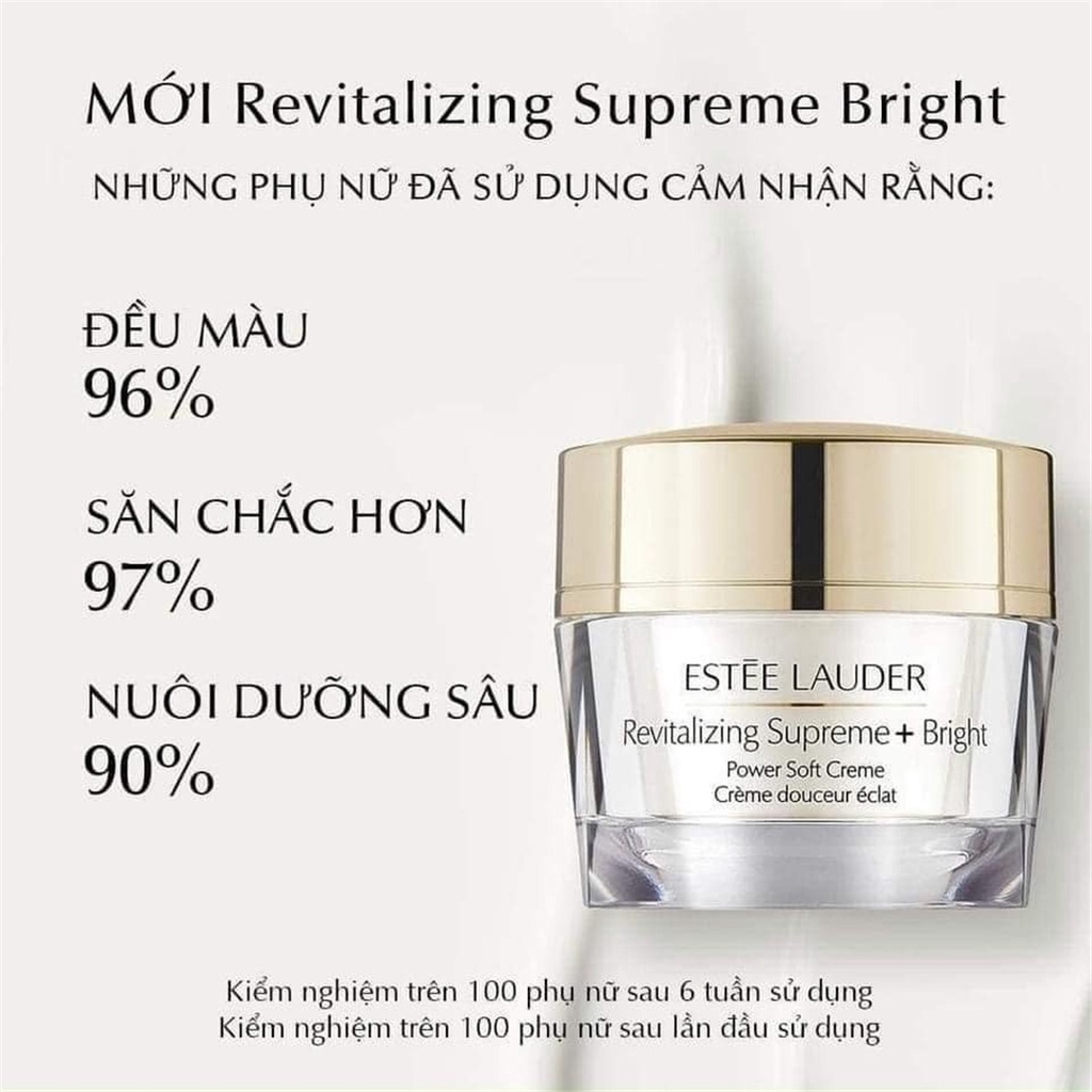 Estee Lauder Kem Dưỡng trắng Revitalizing Supreme + Bright Power Soft Cream 7ML-15ML