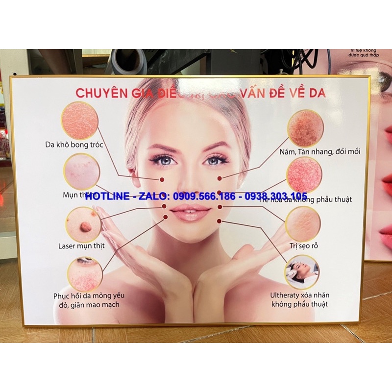 TRANH SPA CHĂM SÓC DA SANG TRỌNG HIỆN ĐẠI