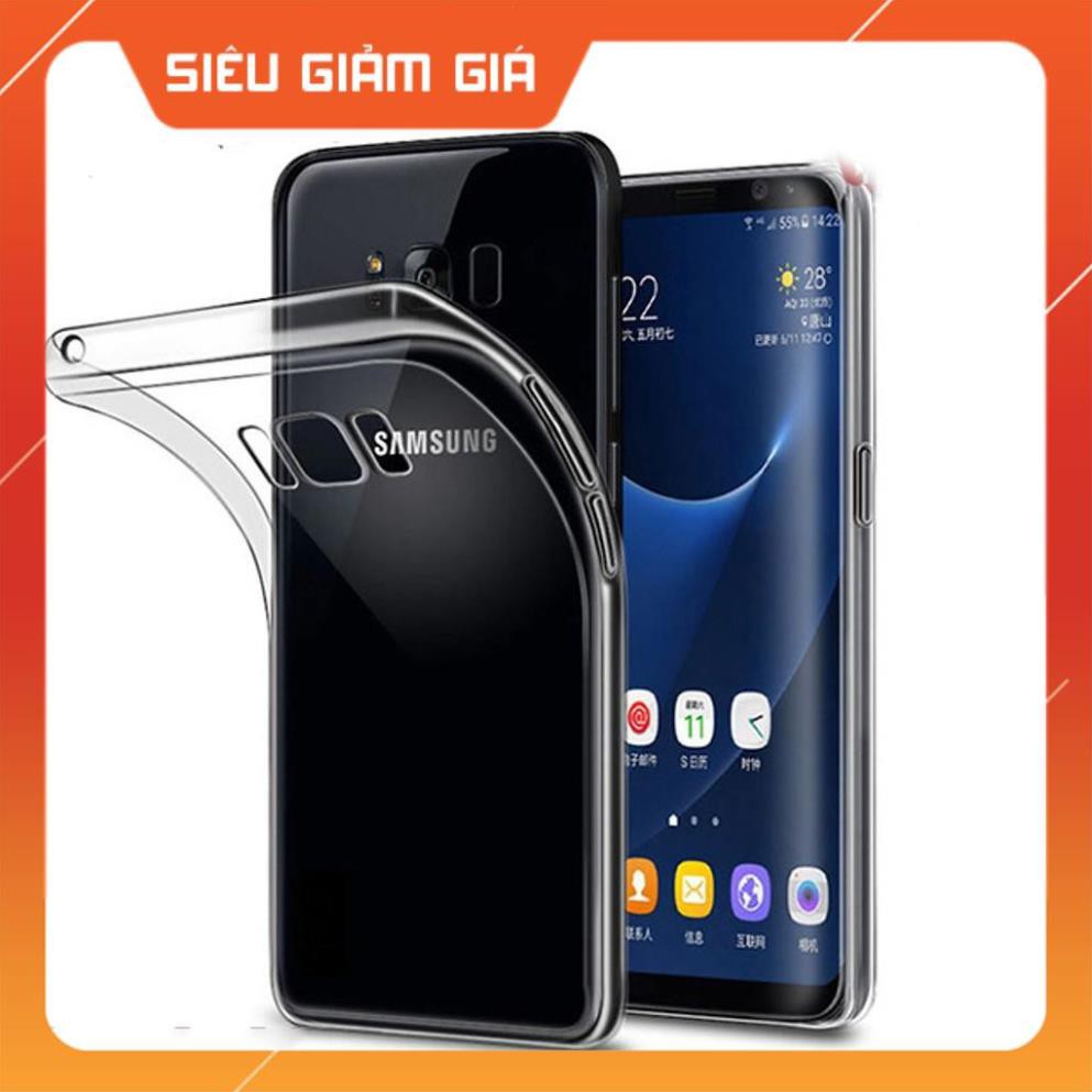 Ốp lưng silicon dẻo trong suốt cho Samsung Galaxy S8 / S8 Plus mỏng 0.6mm chính hãng Ultra Thin