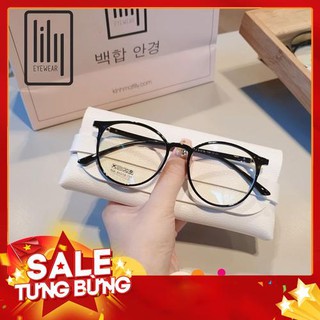 Gọng kính cận tròn nhựa dẻo hàn s13