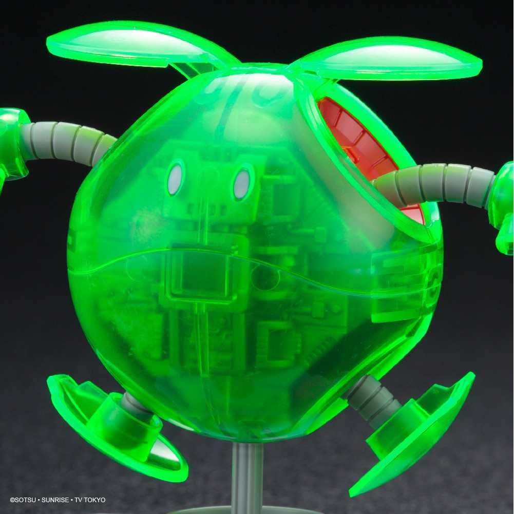 Mô Hình Lắp Ráp Haro Basic Green Clear Color Gundam Bandai 1/144 HG Haropla Haro HGBD Build Divers Đồ Chơi Anime Nhật