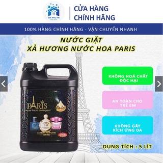 Nước giặt- xả hương nước hoa paris 5 lít