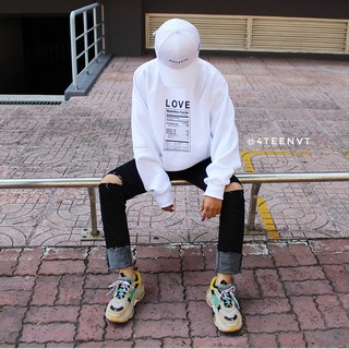 [SWEATSHIRT] LOVE NUTRITION FACTS