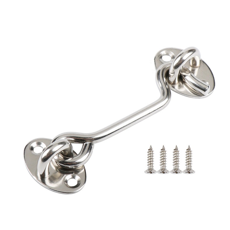 Chốt Cửa Phòng Tắm Bằng Thép Không Gỉ Kèm Ốc Vít Tiện Dụng