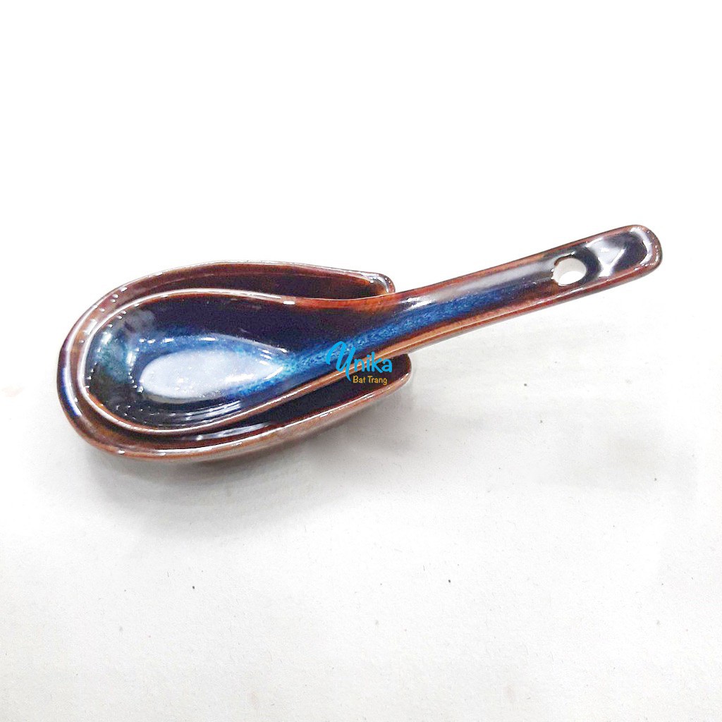 Kê đũa vòm men xanh hoa biến - Gác đũa men xanh hoả biến - Gốm sứ cao cấp Bát Tràng