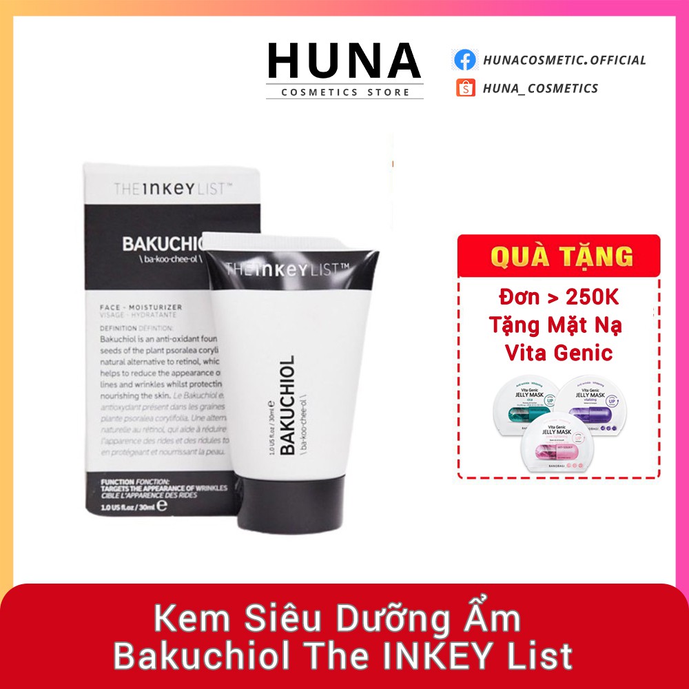 [Mã COS1904 giảm 8% đơn 300K] [BILL SEPHORA] KEM SIÊU DƯỠNG ẨM BAKUCHIOL THE INKEY LIST