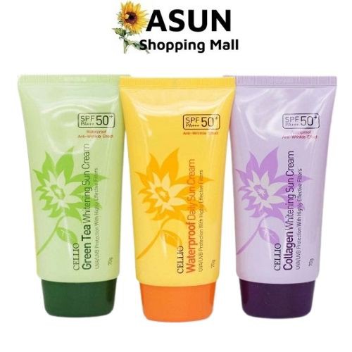 Kem chống nắng Hàn Quốc CELLIO SPF 50 PA++ Chống tia UV, dưỡng trắng hiệu quả