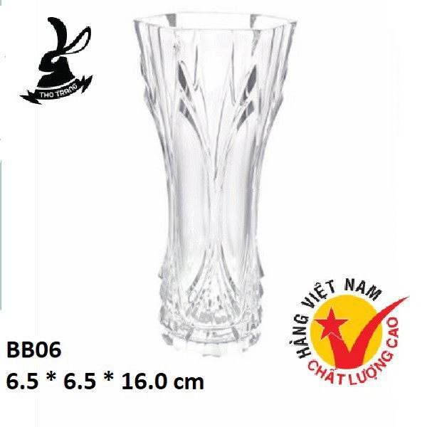 Bình Bông BB06 Nhựa Trong Acrylic Cao Cấp Fataco Việt Nam - Chính Hãng