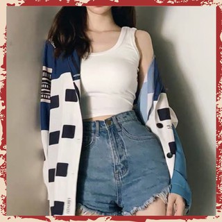 Áo Thun Croptop Ba Lỗ BASIC Thể Thao, Năng Động