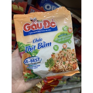 Cháo thịt bằm Gấu Đỏ ( thùng 50 gói )