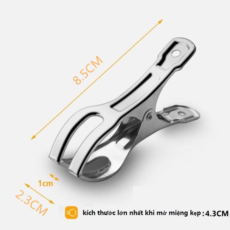 Kẹp phơi quần áo Inox LOẠI PHƠI MÙNG MỀN MÀN Loại Nhỏ