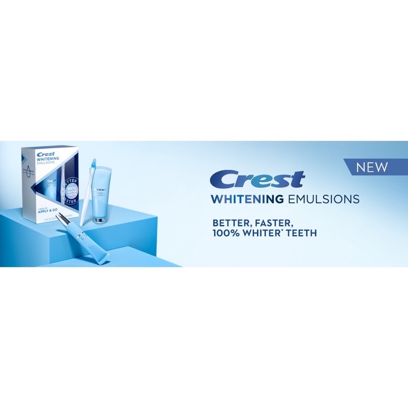 Crest Whitening Emulsions (Tuýt sử dụng trắng răng) (HSD 09.2022) (12ml)