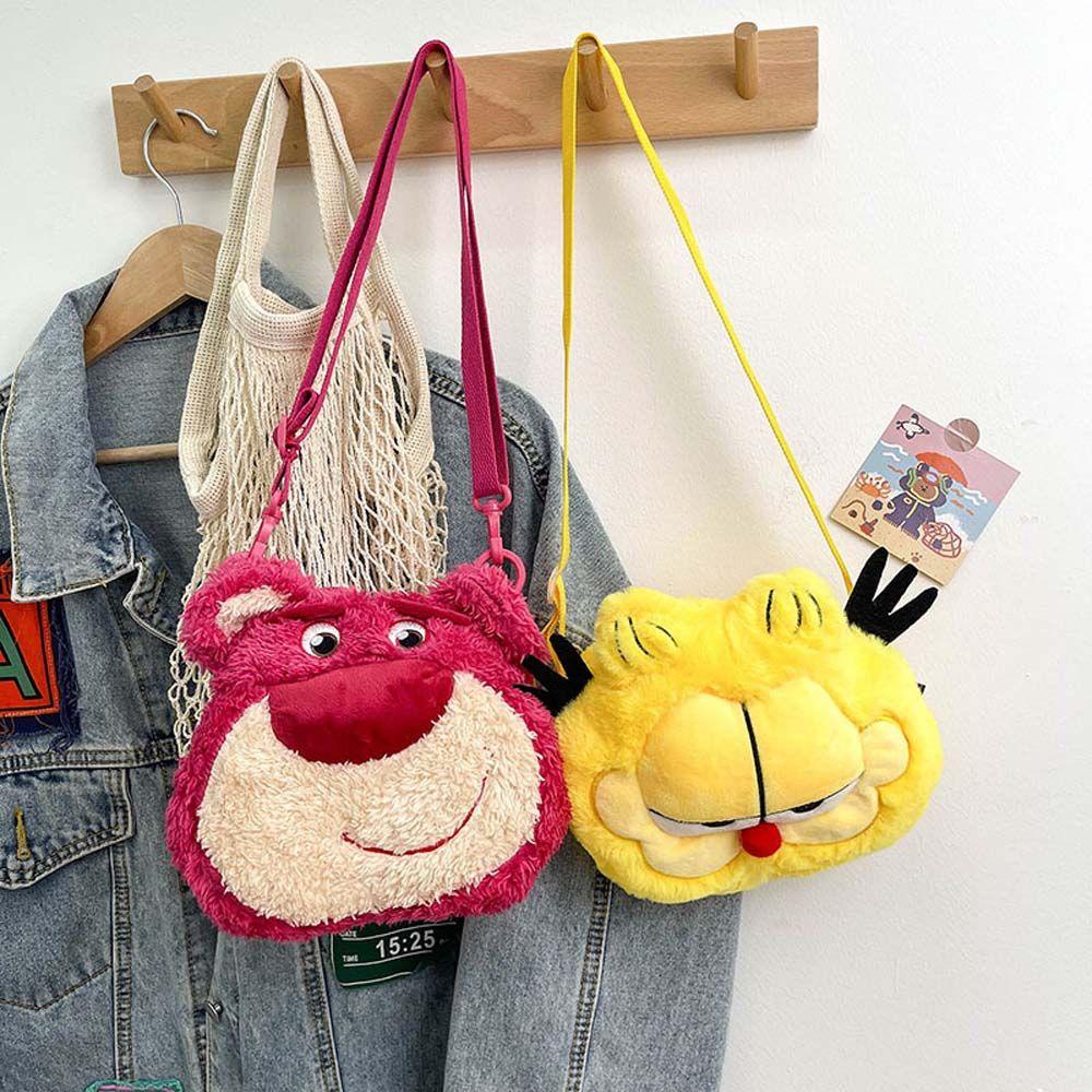 Túi Đeo Chéo Mini Đựng Điện Thoại Họa Tiết Hoạt Hình Gấu / Cinnamoroll Dễ Thương Cho Bé Gái