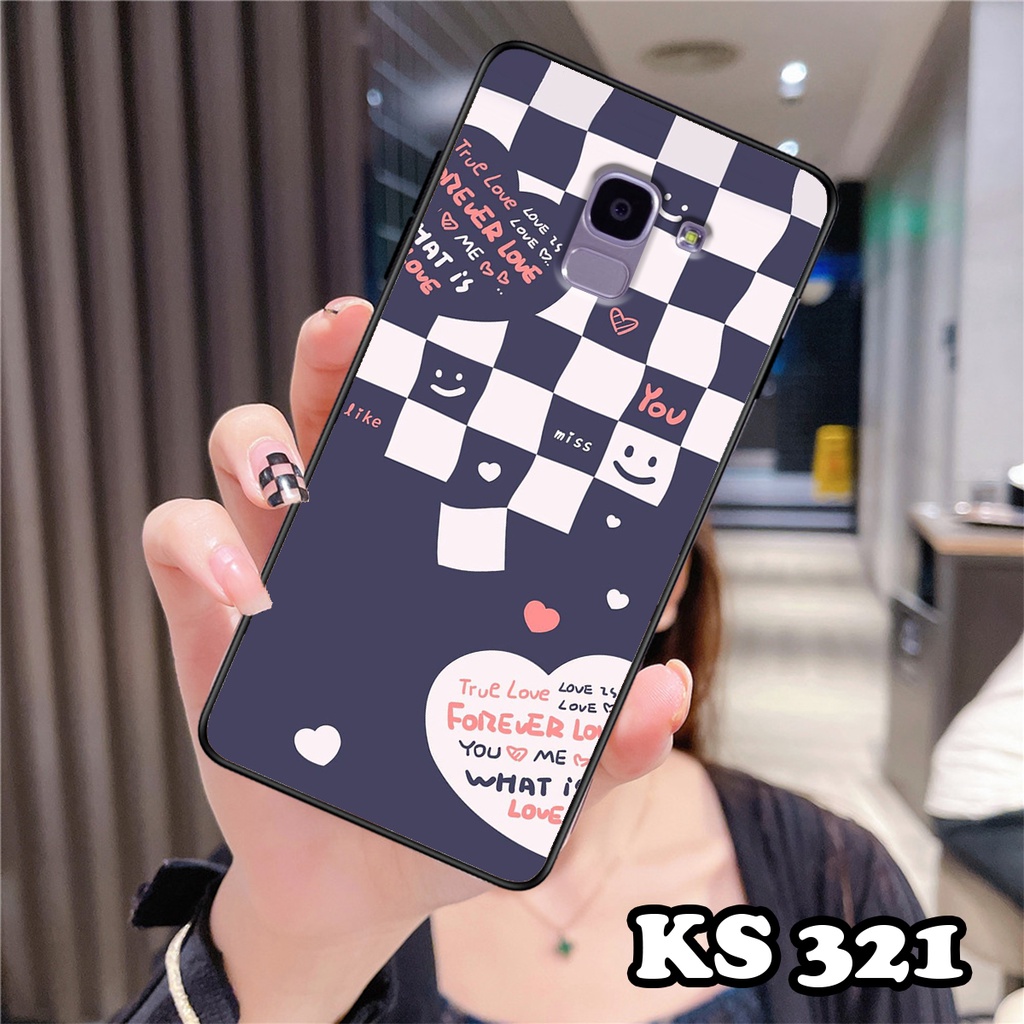 Ốp lưng Samsung A6 2018 - Samsung A6 Plus - Ốp Samsung in hình họa tiết caro - Chất liệu TPU siêu bền, sang trọng