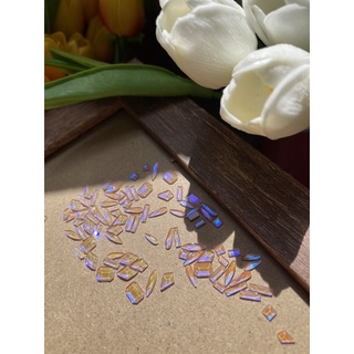 Đá khối nail chân bằng cao cấp trang trí móng mix 100 viên