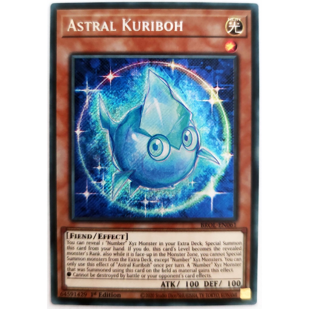 Astral Kuriboh |EN| Secret Rare (ZEXAL)