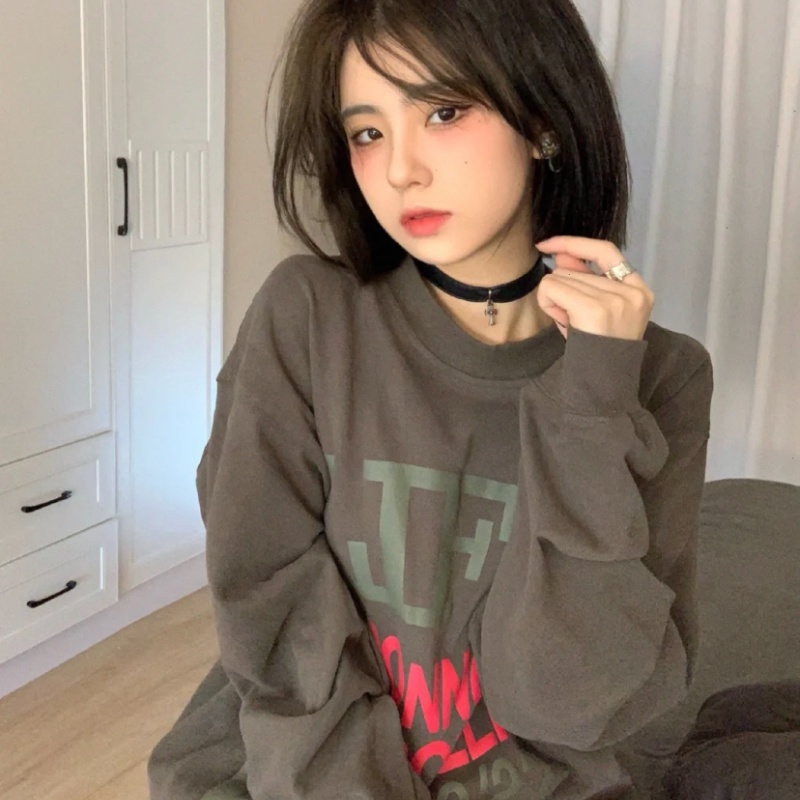 NRVP Áo Hoodie Dáng Rộng Thời Trang Hàn Quốc 2022 Dành Cho Nữ