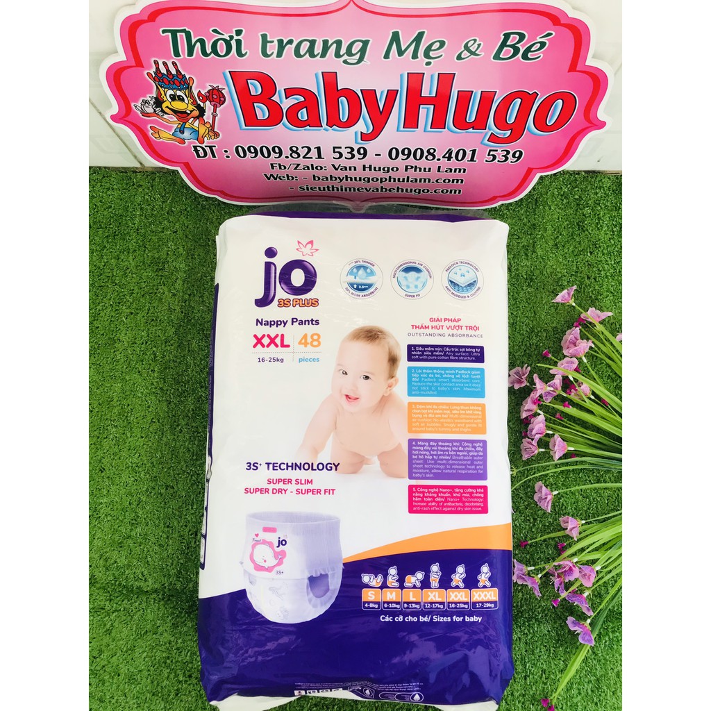 [MẪU MỚI] Tả Quần JO SIZE XXL 48 MIẾNG (trên 16kg)