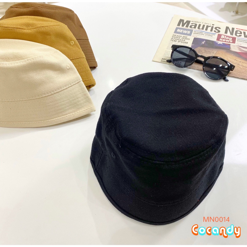 Phụ kiện cho bé -Mũ Bucket Trơn Cho Bé của COCANDY mã MN007