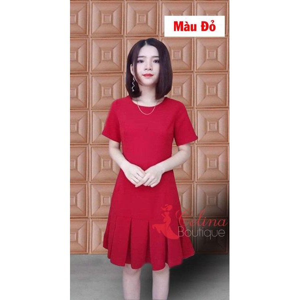 váy đuôi cá xếp ly