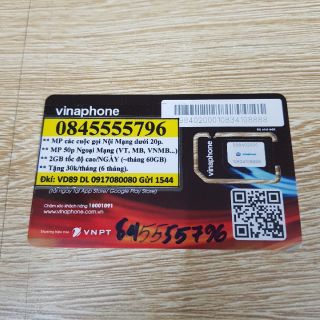 Sim số đẹp tứ quý giữa Vinaphone 10 list 2