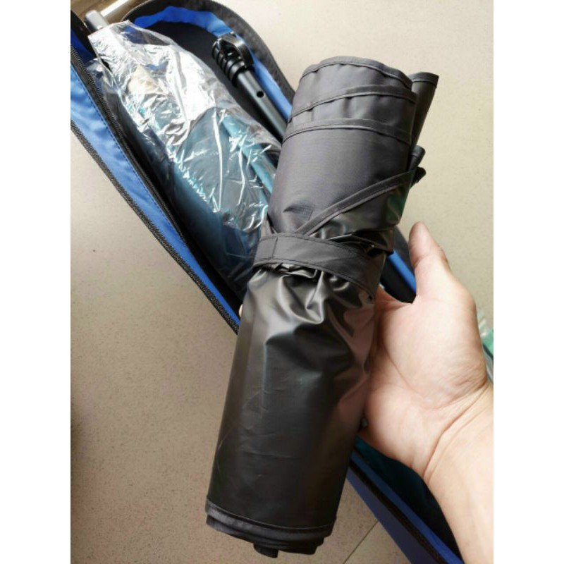 (Siêu phẩm) Ô che nắng 2 tầng rồng vàng