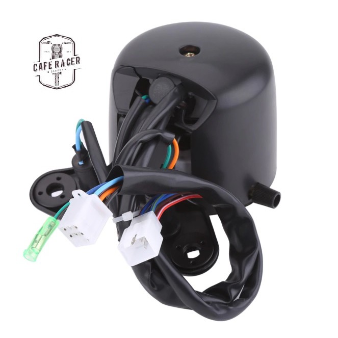 ĐỒNG HỒ XE MÁY CAFE RACER CLASSIC - Đồng Hồ độ đo Km classic loại lớn có kèm báo số cao cấp