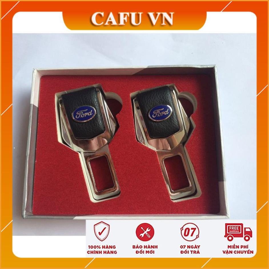 Chốt cài dây an toàn chốt cắm móc loại cao cấp có full logo hãng xe - CAFU VN