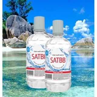 Nước muối sinh lý Satbb - Giúp chăm sóc, bảo vệ, và làm sạch răng miệng (Lọ 550ml)