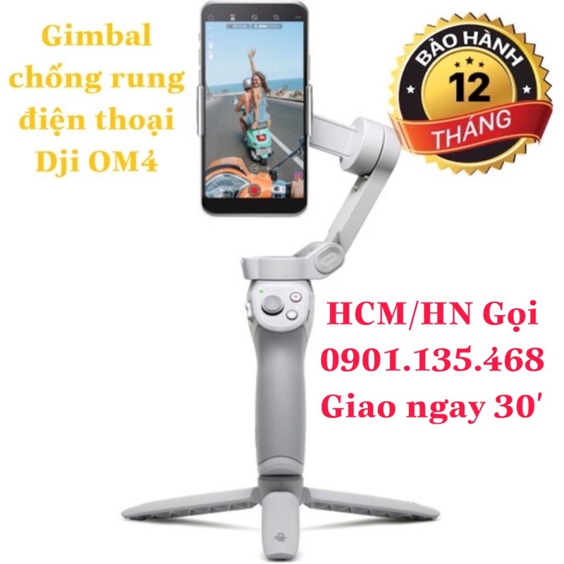 Gimbal Dji OM4 - Gậy chống rung cho điện thoại DJI OM4 Chính Hãng Bảo Hành 12 Tháng