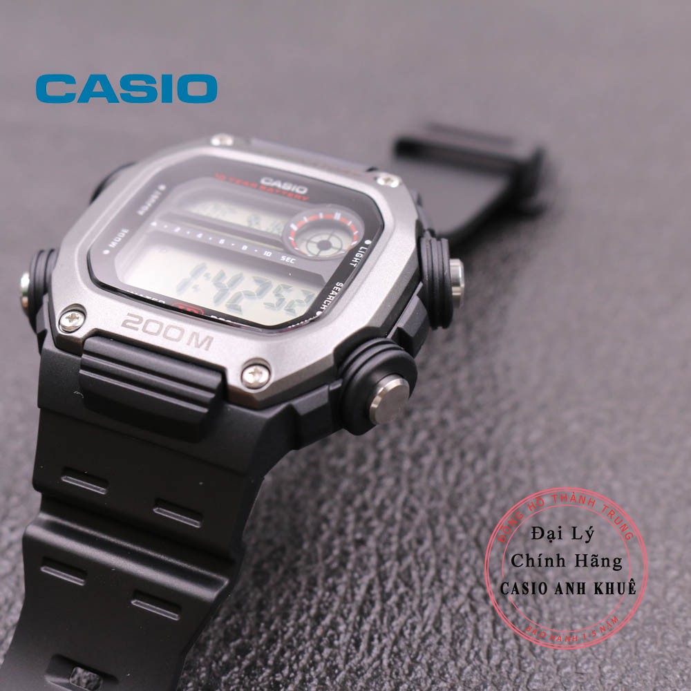 Đồng hồ nam Casio Worldtime DW-291H-1AVDF dây nhựa