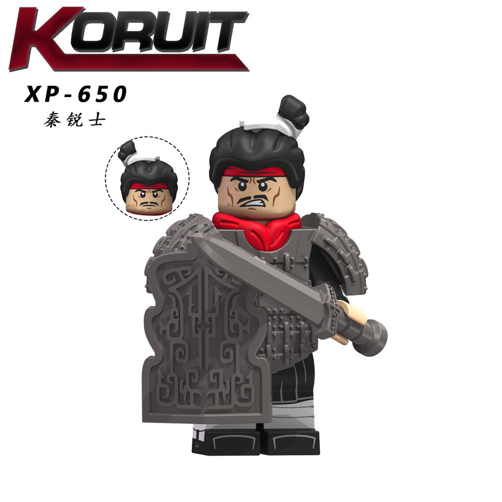 Đồ Chơi Minifigures Binh Lính Tần Vương Tần Thủy Hoàng KT1088