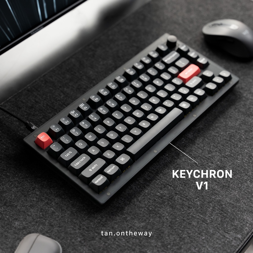 Keychron V1 Knob  - Bàn phím cơ Custom QMK