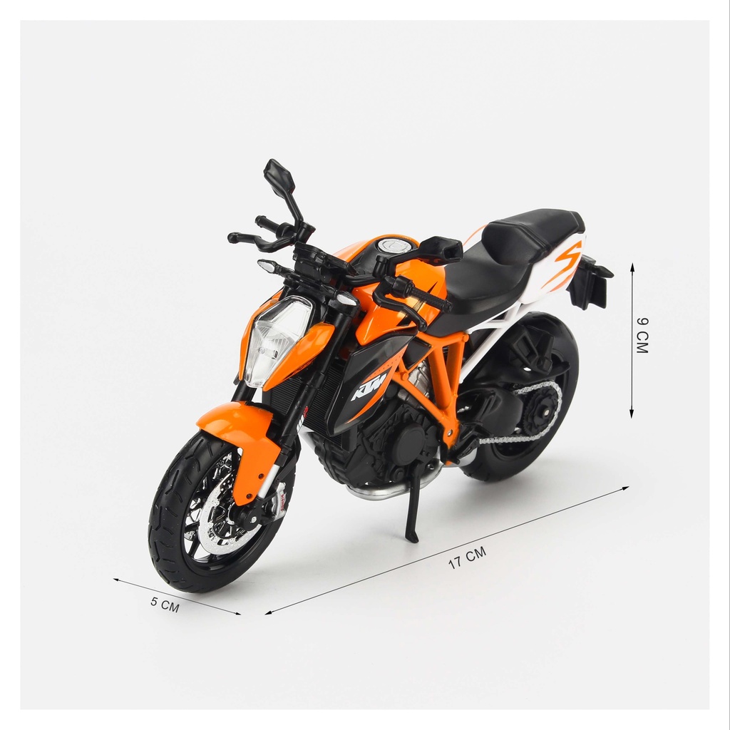 Mô hình moto KTM 1290 Super Duke 1:12 Maisto Orange