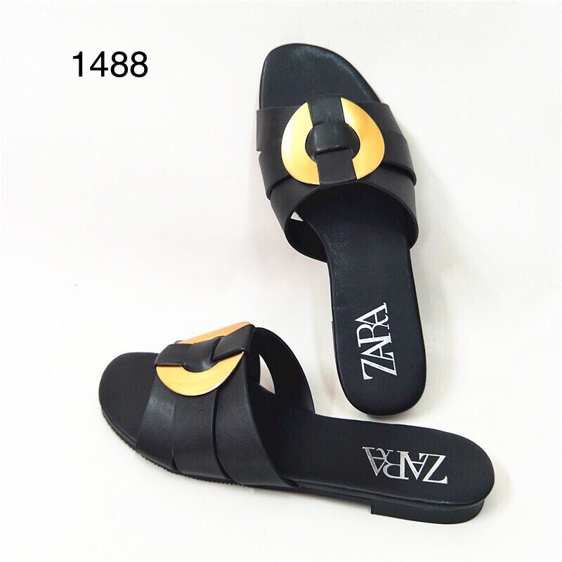 Dép lê zara tag tròn fullbox mã 1488
