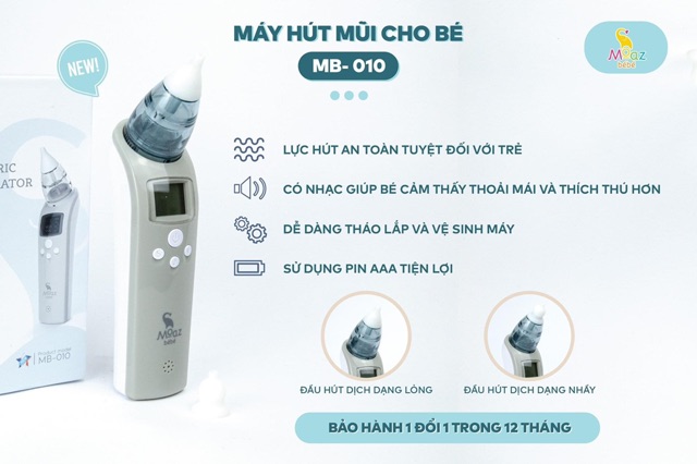 MÁY HÚT MŨI CHO BÉ MOAZ BÉBÉ MB010
