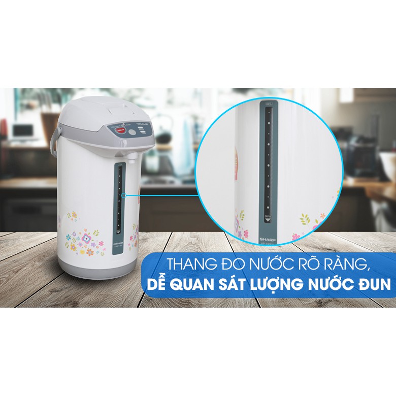 Bình thủy điện Sharp KP-Y40PV-CU 4 lít