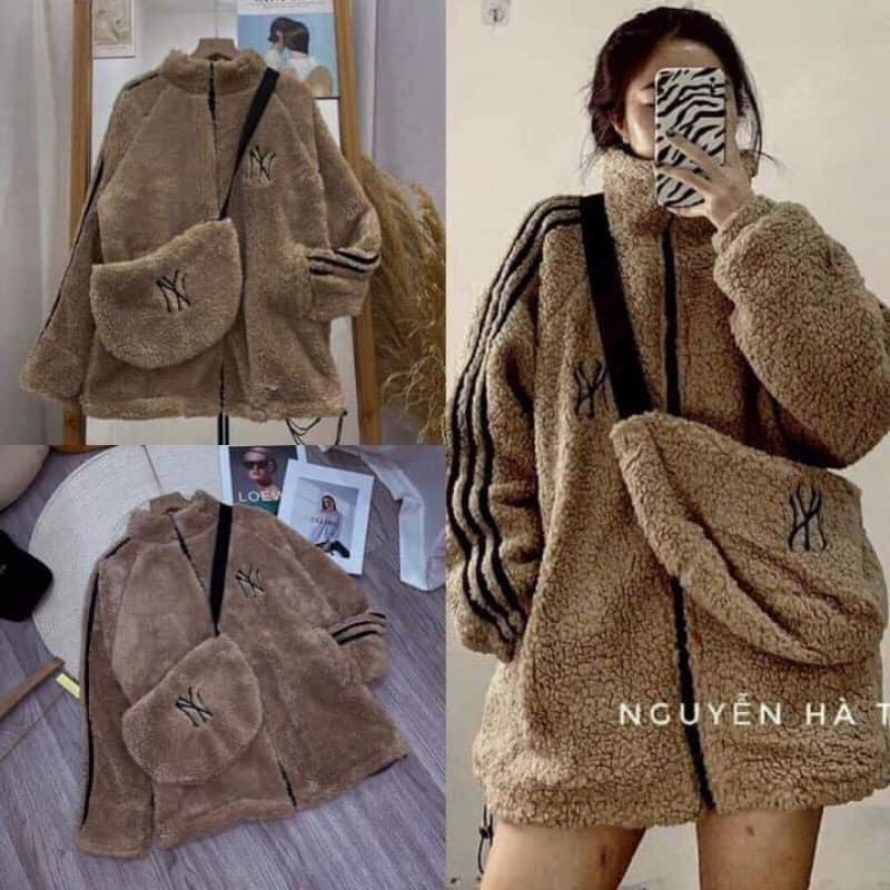 [GIÁ HỦY DIỆT] Áo Lông Sweater Cổ Đứng Kèm Túi Chất Nỉ Đẹp Bo Cổ Form Rộng Unisex Nam Nữ
